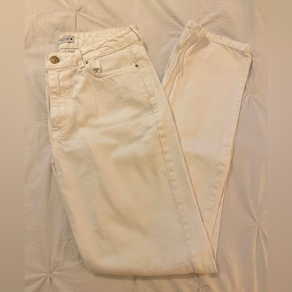Zara White Jeans
